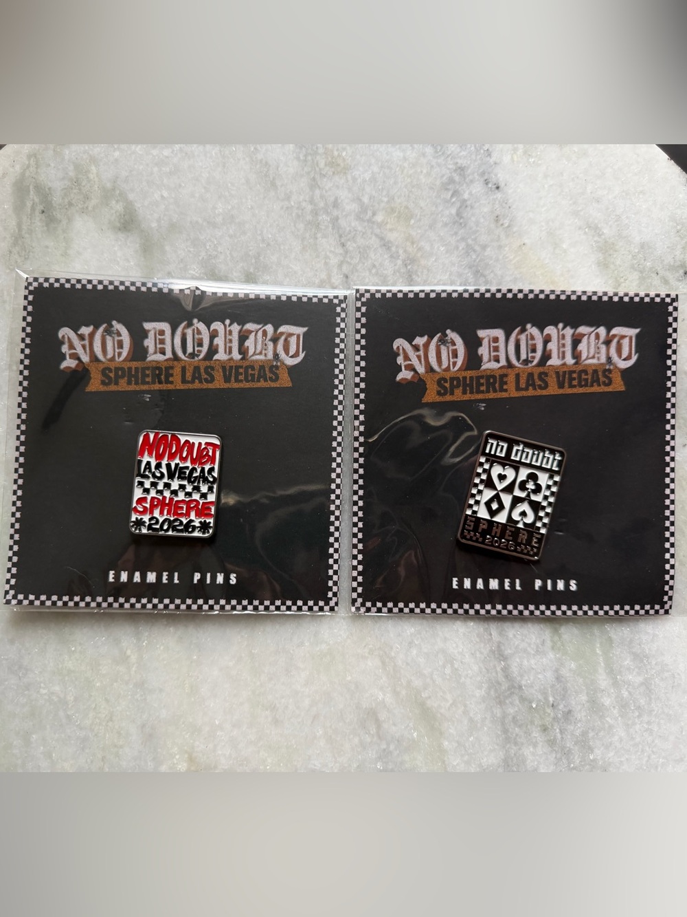 No Doubt Sphere Las Vegas Enamel Pin